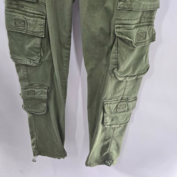 Lovegen Green Cargo Ulility Military Style Pants Size 3/27 Juniors - Picture 5 of 15